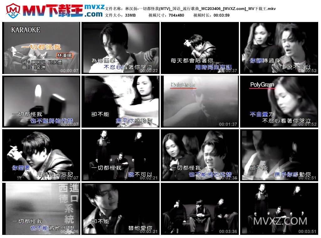 林汉扬-一切都怪我(MTV)_国语_流行歌曲_MC203406